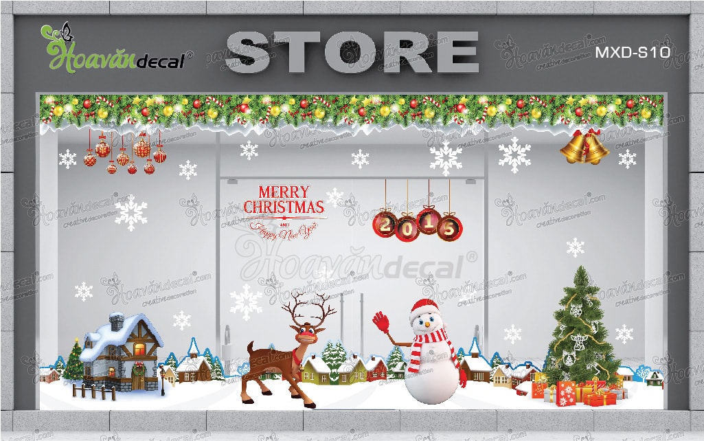 Cách trang trí Noel cho cửa hàng – nên và không nên