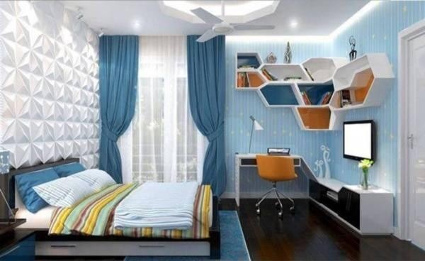 thiết kế nội thất phòng ngủ bé trai