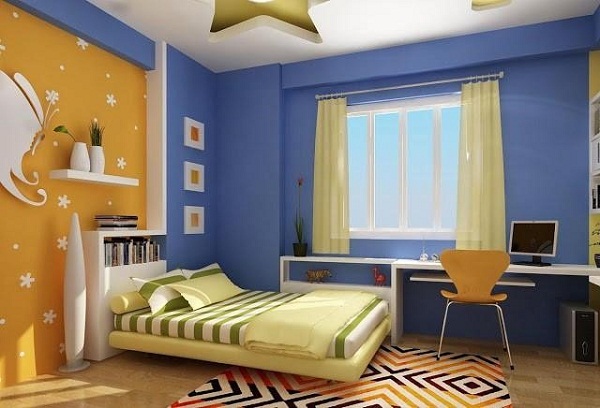 Thiết kế nội thất phòng ngủ bé trai năng động