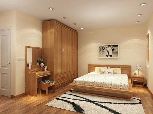 Thiết kế nội thất phòng ngủ đơn giản mà ấm cúng